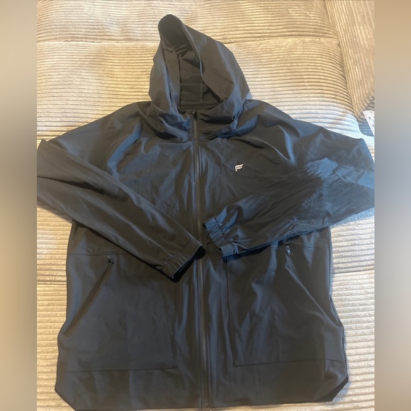 Fabletics Other - Fabletics Jacket Black Full Zip Hoodie Windbreaker Giana Rain Coat Medium M